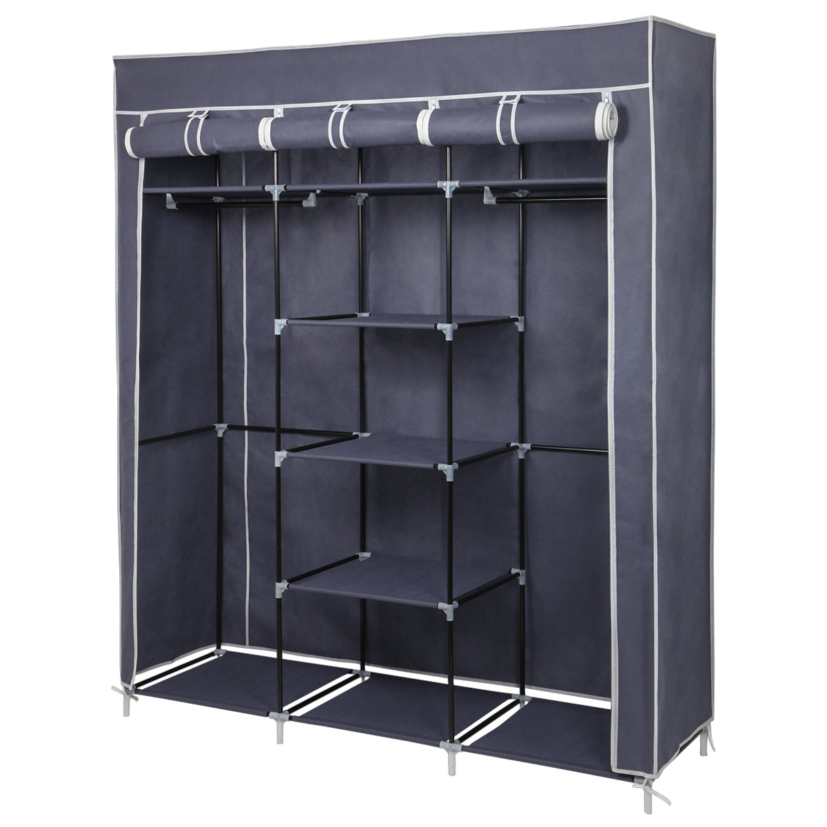 Non-woven Fabric Foldable Wardrobe, Frame Structure