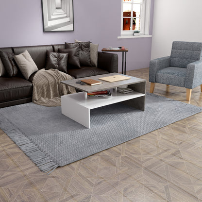 Coffee Table Sofa Side Table End Side Table with Shelf