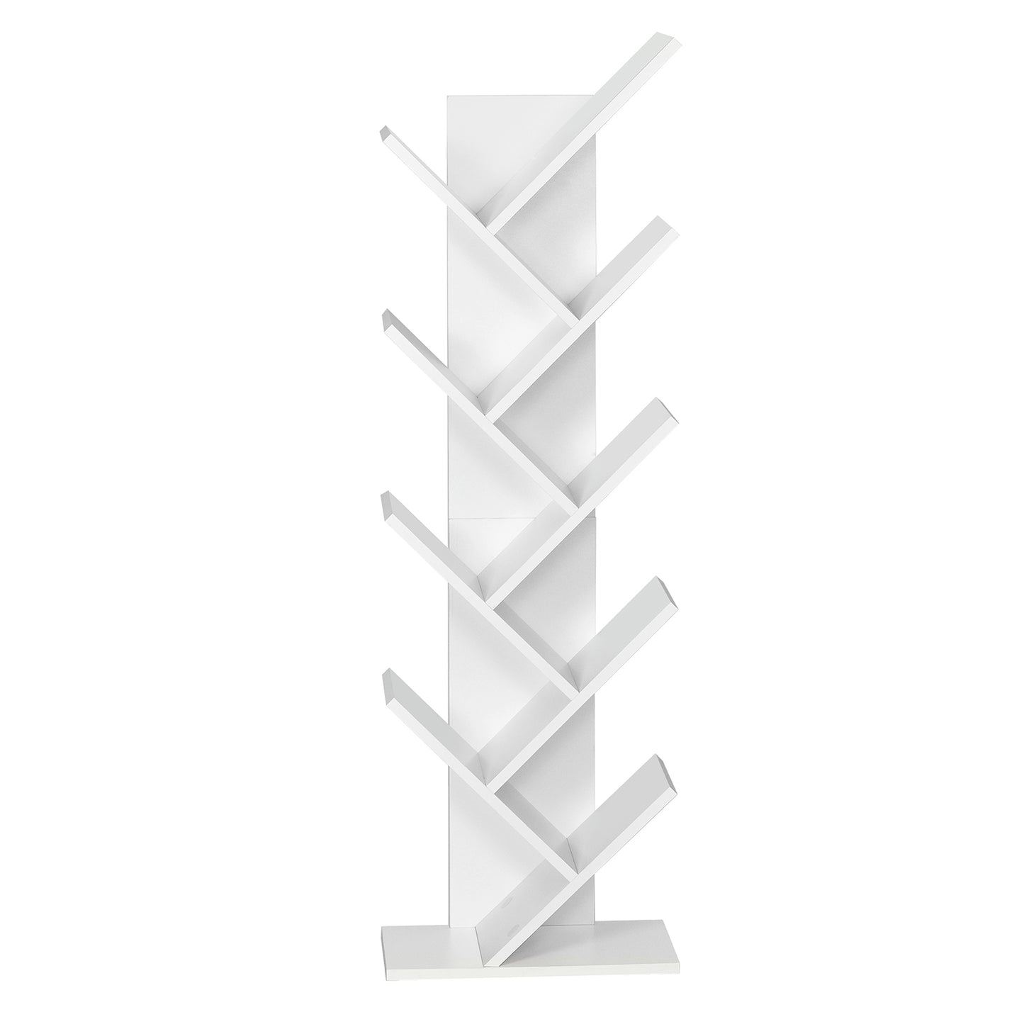Modern Bookcase, Tree-shape Design, 9 Tier Tree