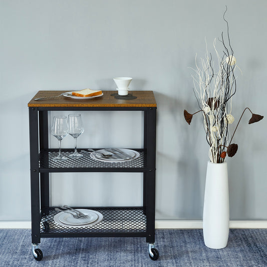 Multi-functional Storage Trolley with Wheels